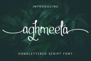 Aghmeeta: A Playful Script Font for Creative Campaigns
