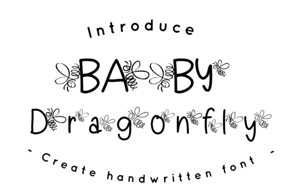Baby Dragonfly Font Review for Design Projects