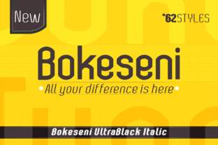 Bokeseni UltraBlack Italic for Impactful Campaign Design