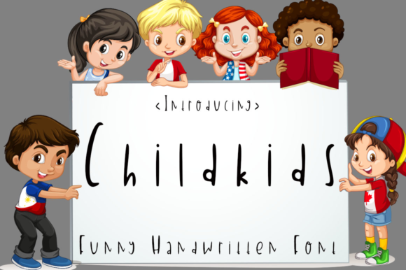 Childkids: A Playful Handwritten Font for Editorial Design