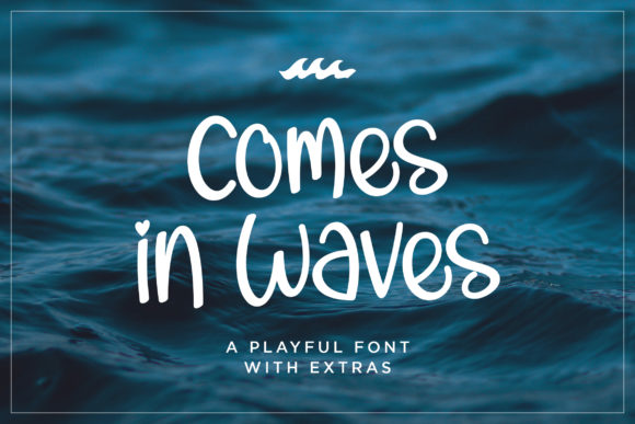 Comes in Waves: A Handwritten Font for Creative Branding