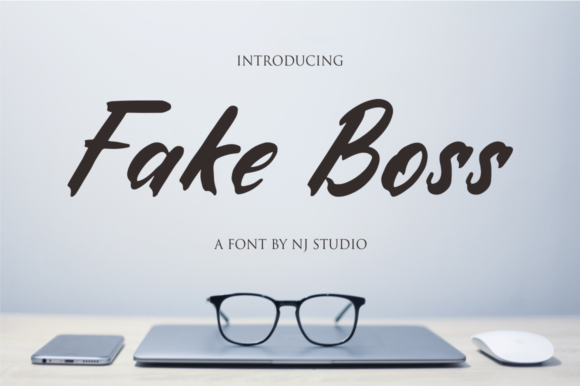 Fake Boss Font Review for Editorial Design