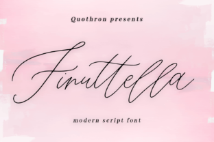 Finuttella: A Handwritten Font for Editorial Design