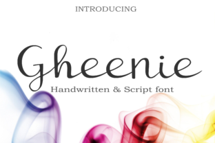 Gheenie Script Font for Modern Web Design