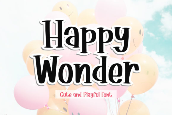Happy Wonder Serif Font for Handmade Creations