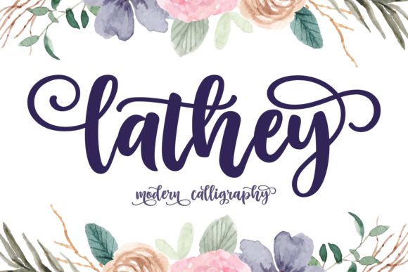Lathey: A Charming Script Font for Handmade Creations