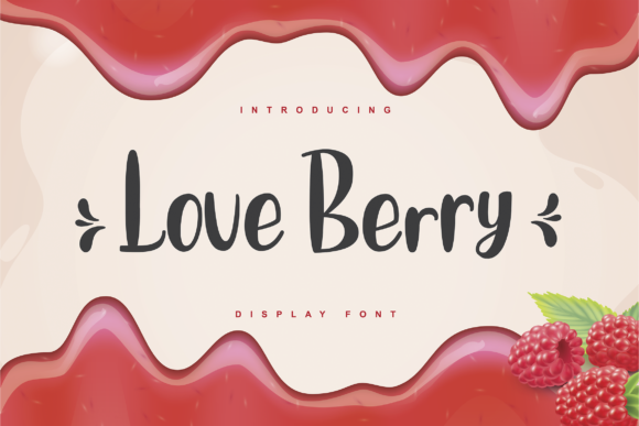 Love Berry: A Handwritten Font for Modern Editorial Design