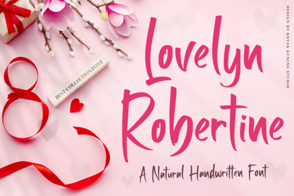 Lovelyn Robertine Font Review for Branding Projects