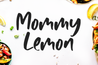 Mommy Lemon: A Friendly Script Font for Digital Creatives