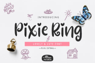 Pixie Ring: A Playful Sans Serif Font for Editorial Design