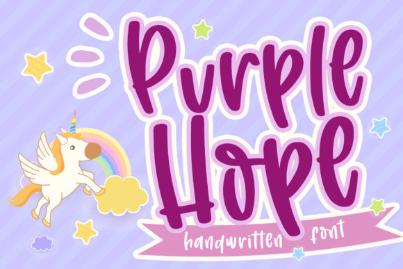 Purple Hope Font for Digital Marketing and Branding
