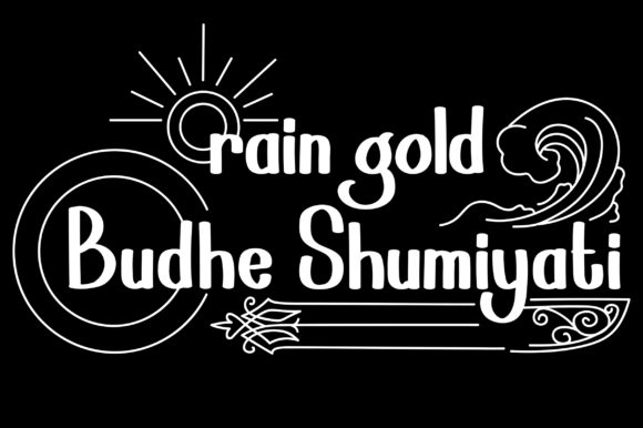 Raingold Budhe Shumiyati Font for Small Business Branding
