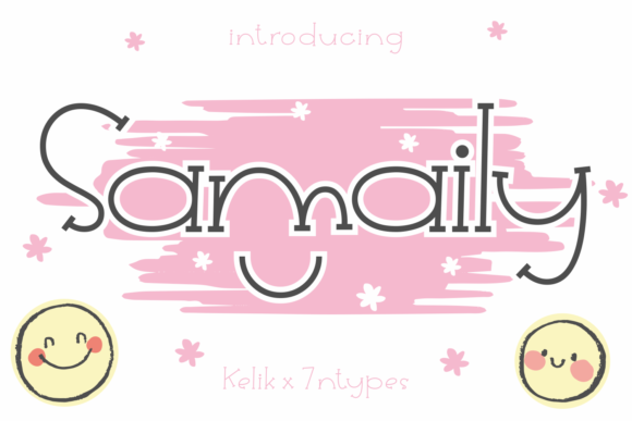 Samaily: A Whimsical Serif Font for Eye-Catching Campaigns