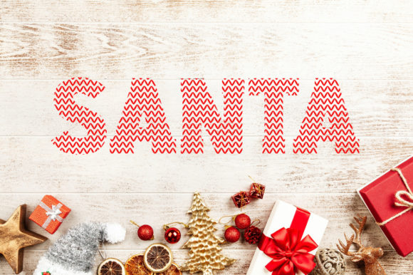 Santa Ugly Sweater Font for Festive Campaigns