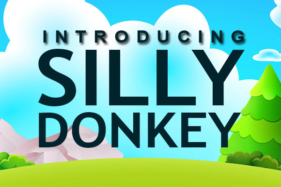 Silly Donkey Font for Playful Campaigns