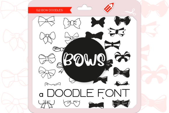 The Bows: A Delightful Dingbats Font for Creative Projects
