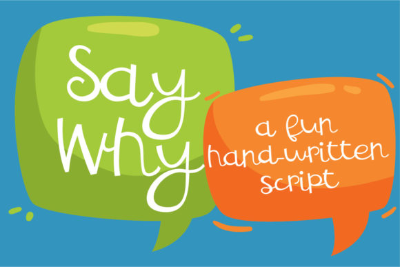ZP Say Why: A Casual Handwritten Font for Creative Branding